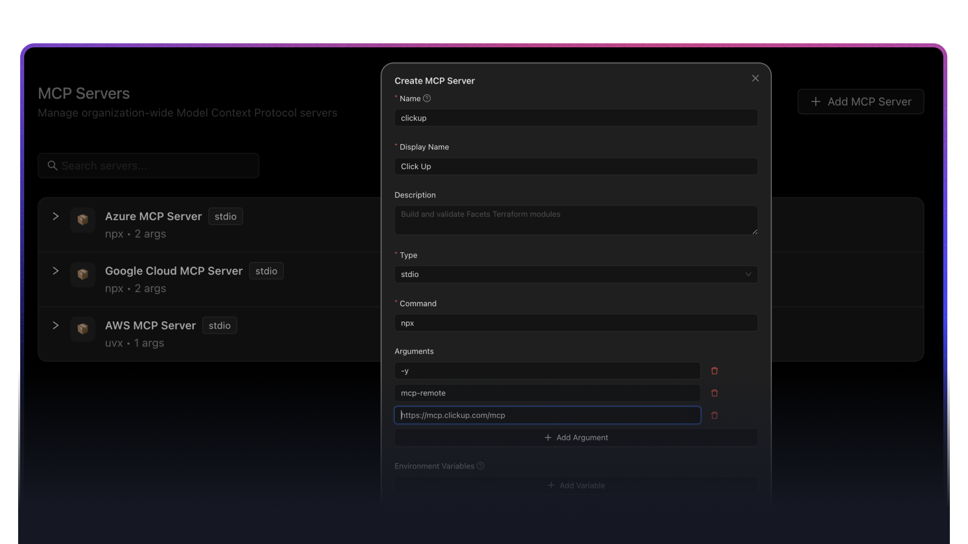 Connect Any Tool feature